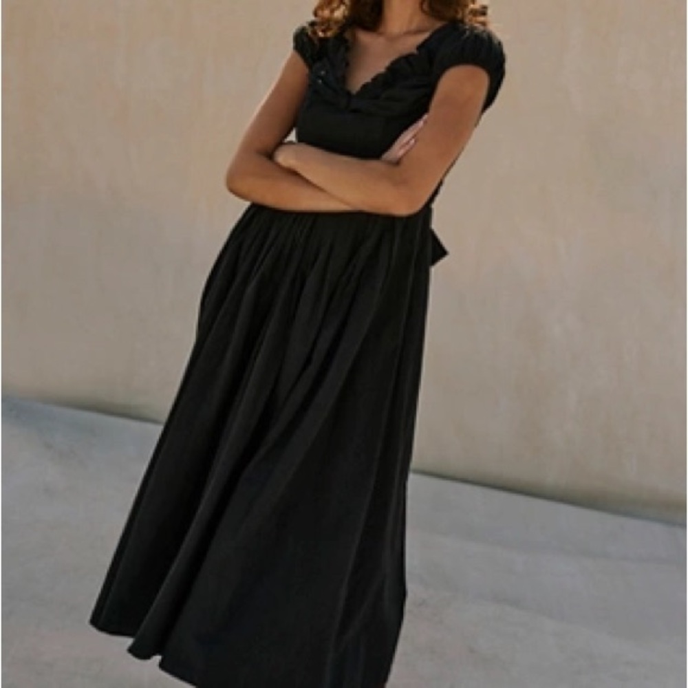 Free People Black Maxi Dress